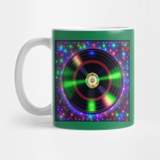 Merry Christmas Vinyl Record Mug